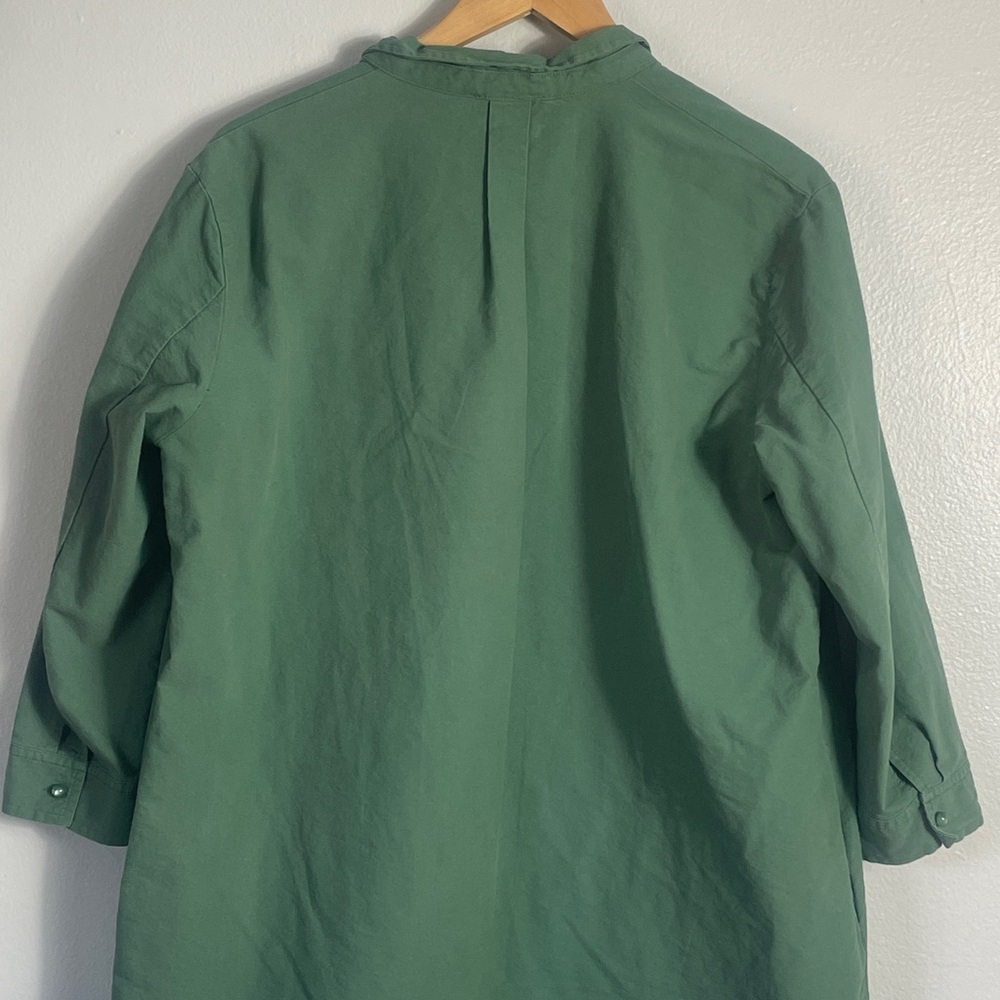 Pomander Place Tuckernuck Green Shirt Dress Size L - Picture 5 of 11